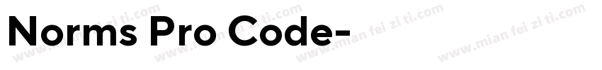 Norms Pro Code字体转换